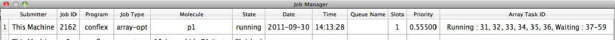 Gaussian Array Job