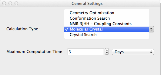 General Molecular Crystal