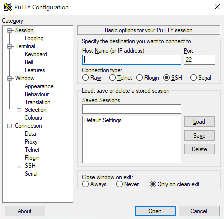 PuTTY putty1