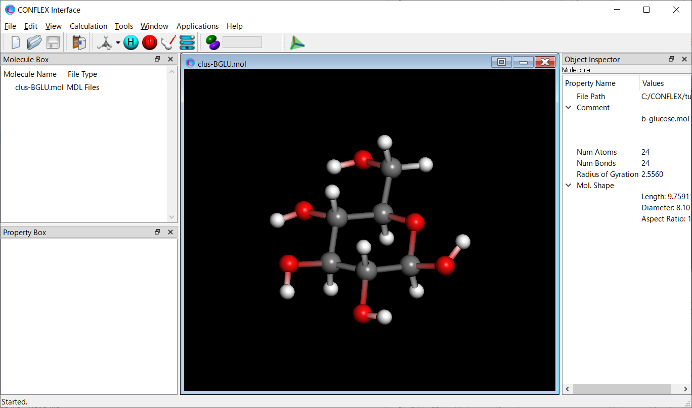 Interface beta-Glucose