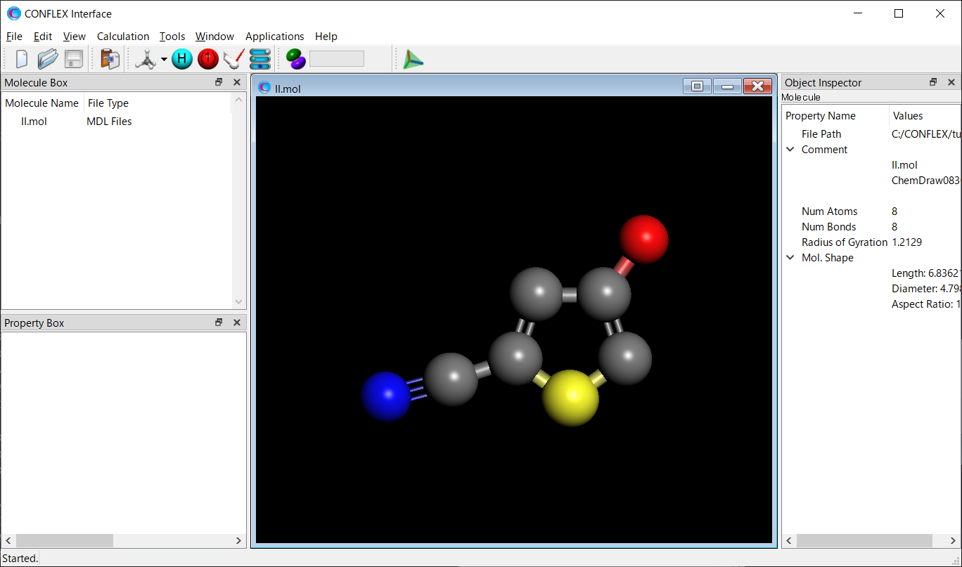 Interface Cyano Hydroxythiophene